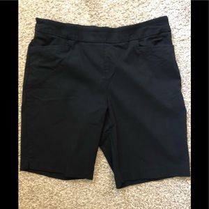 Black dressy shorts.  Size Large.